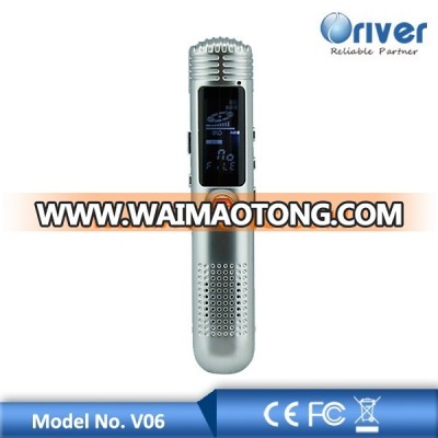 Mini voice recording device digital voice recorder with 1.0 inch screen with mp3 function